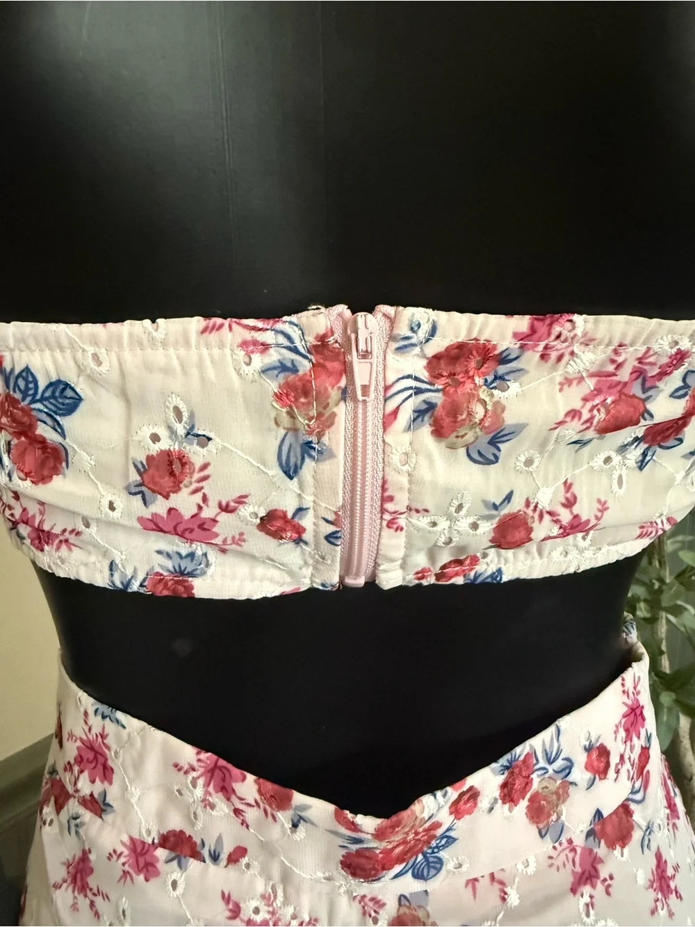 Floral Two-Piece Maxi Skirt Set | Strapless | Cottagecore Boho Romance - Picture 8 of 11